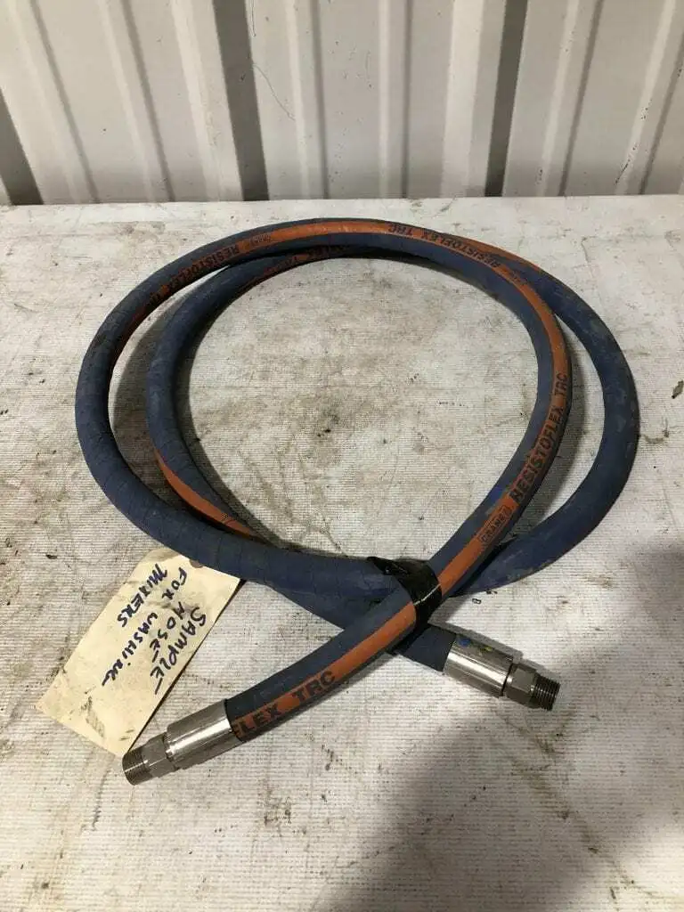 Crane Resistoflex TRC Teflon 3/4″ X 10ft Flexible Rubber Covered Hose