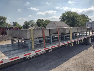8' X 4' X 14" CHALLENGE PRECISION LAYOUT INSPECTION GRANITE TABLE: STOCK #23789