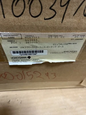 NEW Yokogawa ZR22G-040-S-A-E-T-T-E-A