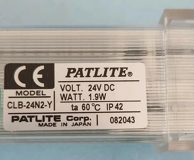 NEW Patlite CLB-24N2-Y24VDC
