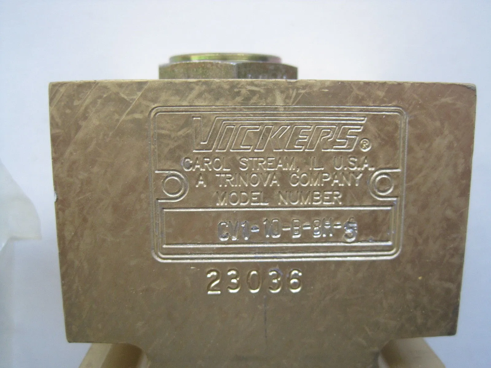 NEW VICKERS MODEL CV1-10-B-8H-5 VALVE