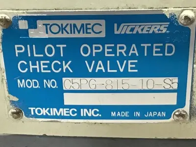 USED TOKIMEC VICKERS C5PG-815-10-S5