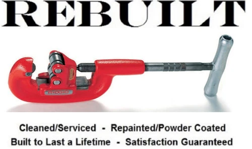 Ridgid 32895 Model 202 Heavy Duty Wide-Roll Pipe Cutter, For 1/8 - 2 Inch Pipe [Refurbished]