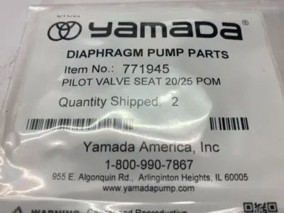 NEW YAMADA PILOT VALVE SEAT 20/25 POM