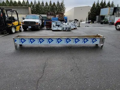 Stainless Steel Water Bath 159 x 22.5 x 23 in.