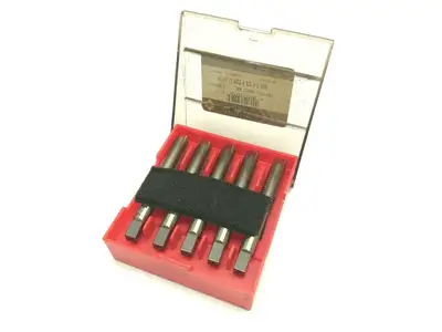 New | in-Stock Cleveland Plug Hand Tap HSS Straight 4-Flute D-6 M12x1.75 PACKAGE OF 5 HSS/Cobalt Taps Michigan US | Maverick Industrial Sales #1391744