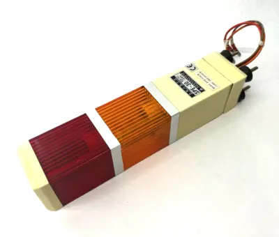 Used Shan Ho Multiple Indicator Stack Light, 24V, Red, Orange Industrial Controls Michigan US | Maverick Industrial Sales #1393155