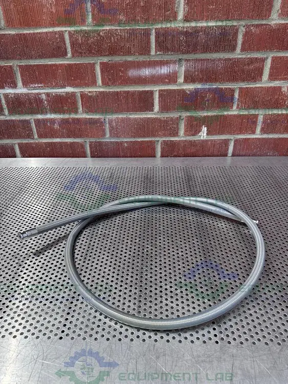 Used SANI-TECH WEST 84" STAINLESS STEEL FLEXIBLE BRAIDED HOSE 1/2" SANITARY FITTING Hoses | Equipment Lab #486696