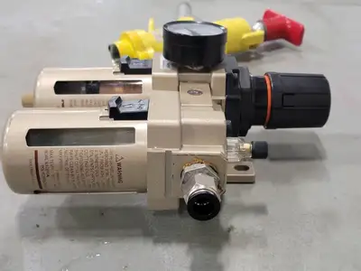 Pneumatic Filter w/ Valve 4ZL04 & Pressure Regulator