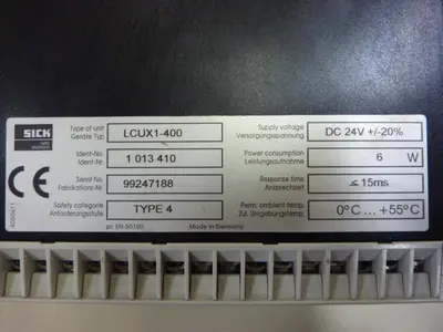 Used SICK MAIHAK LCUX1-400 Light Curtains & Grids Michigan US | Ideal Machinery #1277195