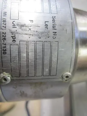 Conveyor, Drum, 4.375" x 30", Sparks, S/st #C739979
