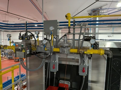 2024 Henry Group 5-zone indirect fired tunnel oven with loader and unloader