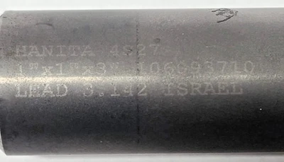 Hanita Israel Solid Carbide End Mill 1" Shank 6 Flutes Re Sharpen
