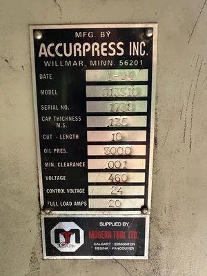 Accushear 613510 Metal Shear
