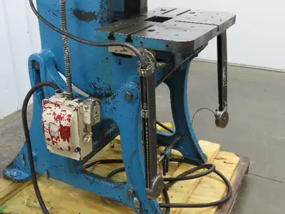 E W Bliss 19C Mechanical OBI Punch Press 19 Ton 2" Stroke 6" Throat 2Hp 3Ph