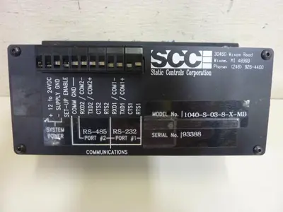 USED STATIC CONTROLS CORP 1040-S-03-8-X-MB