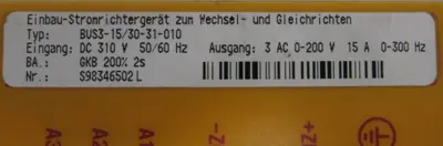 USED BAUMULLER BUS3-15/30-31-010 SERVO DRIVE BUS3153031010