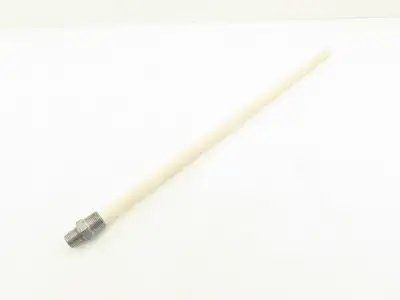 Nutech CPT-A4-24-240 Ceramic Thermocouple Protection Tube 24" L 3/4 & 1/2" NPT