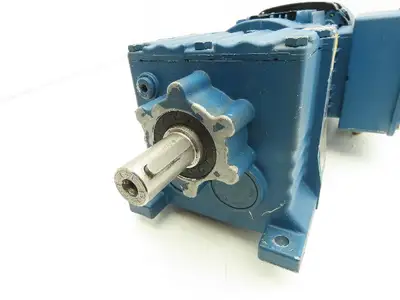 Sew Eurodrive R17 DRS71S4BE05HR Gearmotor w/Brake .33Hp 230/460V 15.8:1 107rpm