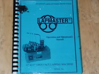 Used LAPMASTER 15 Lappers Ohio US | HGR 24 #902936