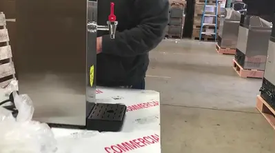 Hot water dispenser - plumbed in