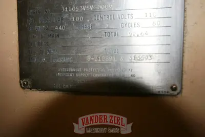 Cincinnati Model 550-20 Vercipower Vertical Mill, 94 1/2” x 20”