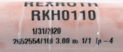NEW REXROTH RKH0110 CABLE 3.00M