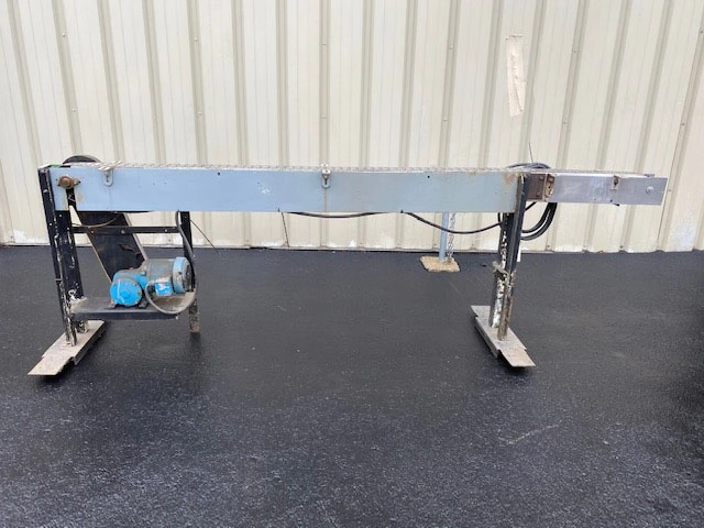 3.25" Wide x 9'6"' Long Conveyor with Stainless Belt