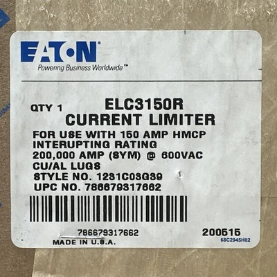 NEW Eaton ELC3150R