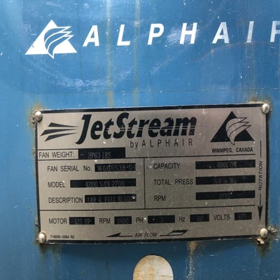 Jetstream 40,000 CFM Electric Fan
