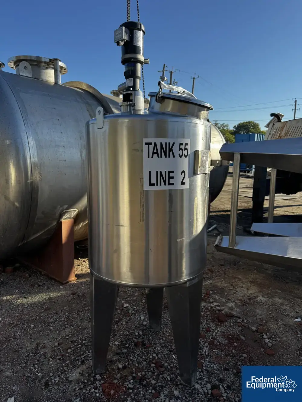 N/A 220-Gallon 316 Stainless Steel Tank