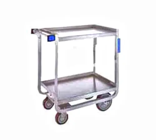 Lakeside 521 2 Level Stainless Utility Cart w/ 700 lb Capacity, Flat Ledges