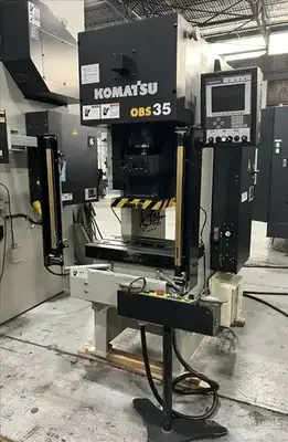 Used 2016 KOMATSU OBS35-34K2M Gap Frame (OBS) Presses Illinois US | Perfection Global, LLC. #1002544