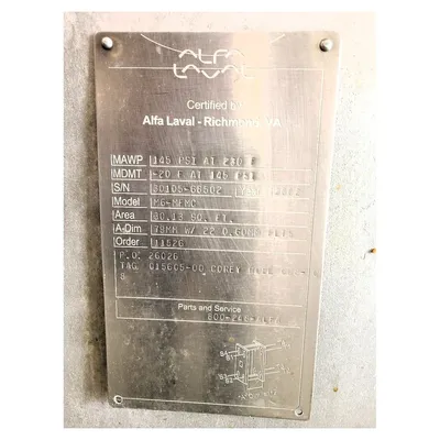 USED ALFA LAVAL INC M6-MFMC