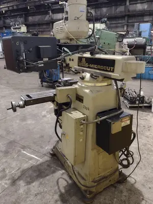 3 HP WILLIS  MODEL #MICRO CUT 1050 CNC TRAK AGE2 CONTROL RAM TYPE MILL: YOBRO #24806