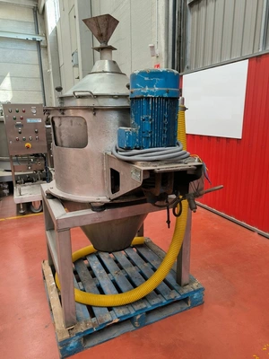 Guinard C-30 PHLB continuous screening centrifuge, SS.