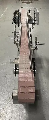 Used 9’ Long Stainless Steel Motorized Conveyor