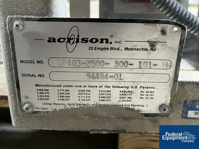 USED Acrison Acrison Gravametric Feeder, S/S