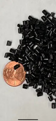 Sabic PEI Ultem 1010 Plastic Pellets Black Resin Injection Molding 10 lbs.