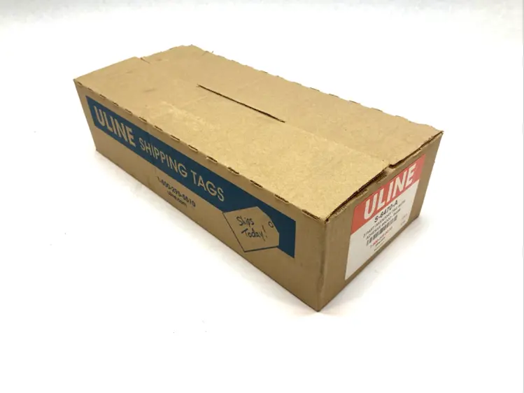 Used ULINE 3-PART INVENTORY TAGS ADHESIVE #5000-#5499 BOX OF 500 TAGS Blank Label Michigan US | Maverick Industrial Sales #1090199