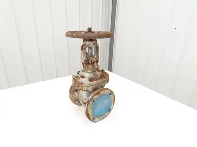 WM E Williams 15F2 3" Cast Steel Bolted Bonnet Gate Valve Class 150 Rising Stem