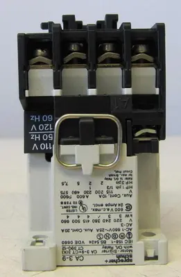 Sprecher + Schuh CA 3-9-10 25A Contactor 120V Coil 25 Amp