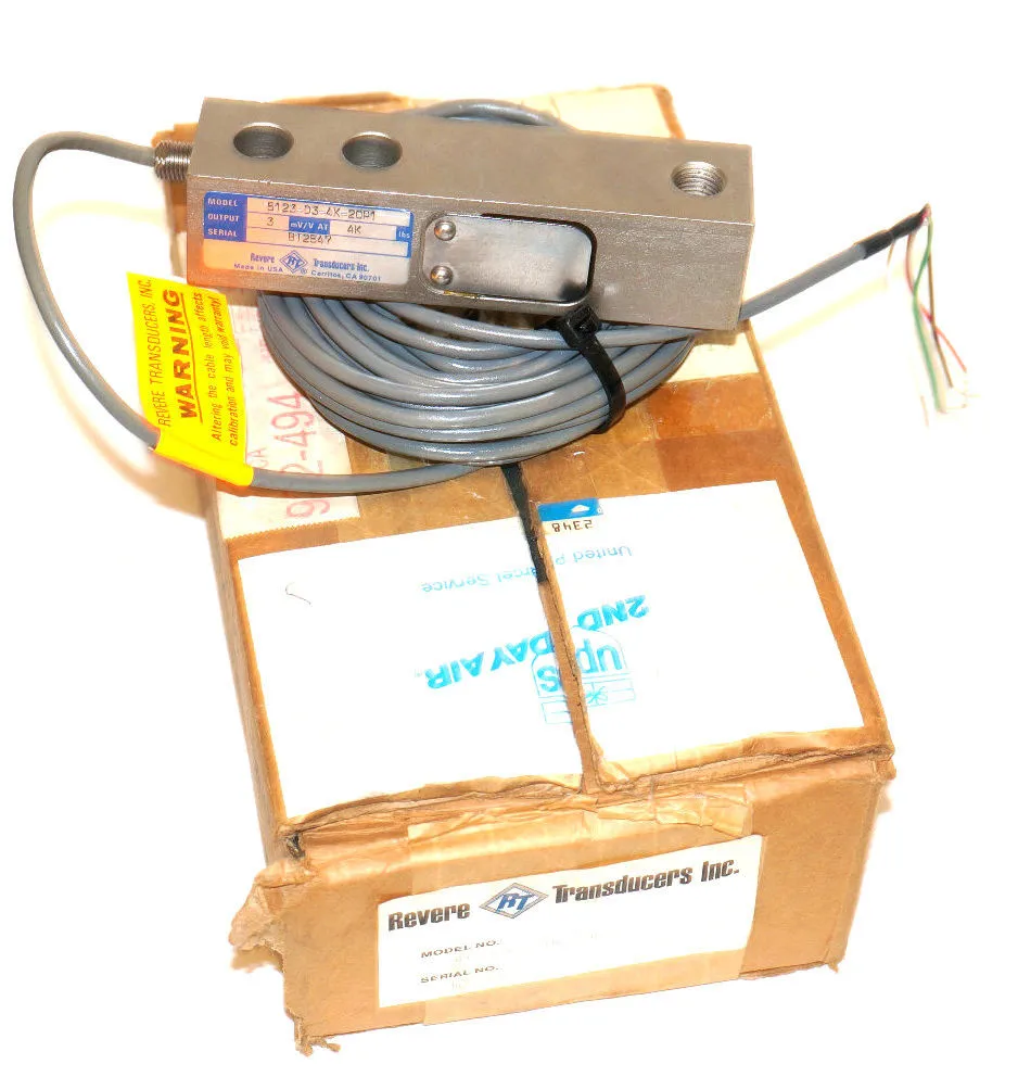 NEW REVERE TRANSDUCERS 5123-D3-4K-2OP1 TRANSDUCER