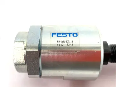 Used Festo Self-Aligning Rod End Coupler M16 x 1.5 6142 Parts (Hydraulics and Pneumatics) Michigan US | Maverick Industrial Sales #1514721