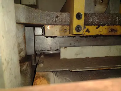 48” WIDE x 30 HP MECHANICAL IN-LINE COIL PRESS & SHEAR WITH PLC VARIABLE SPEED DRIVE: STOCK #22968