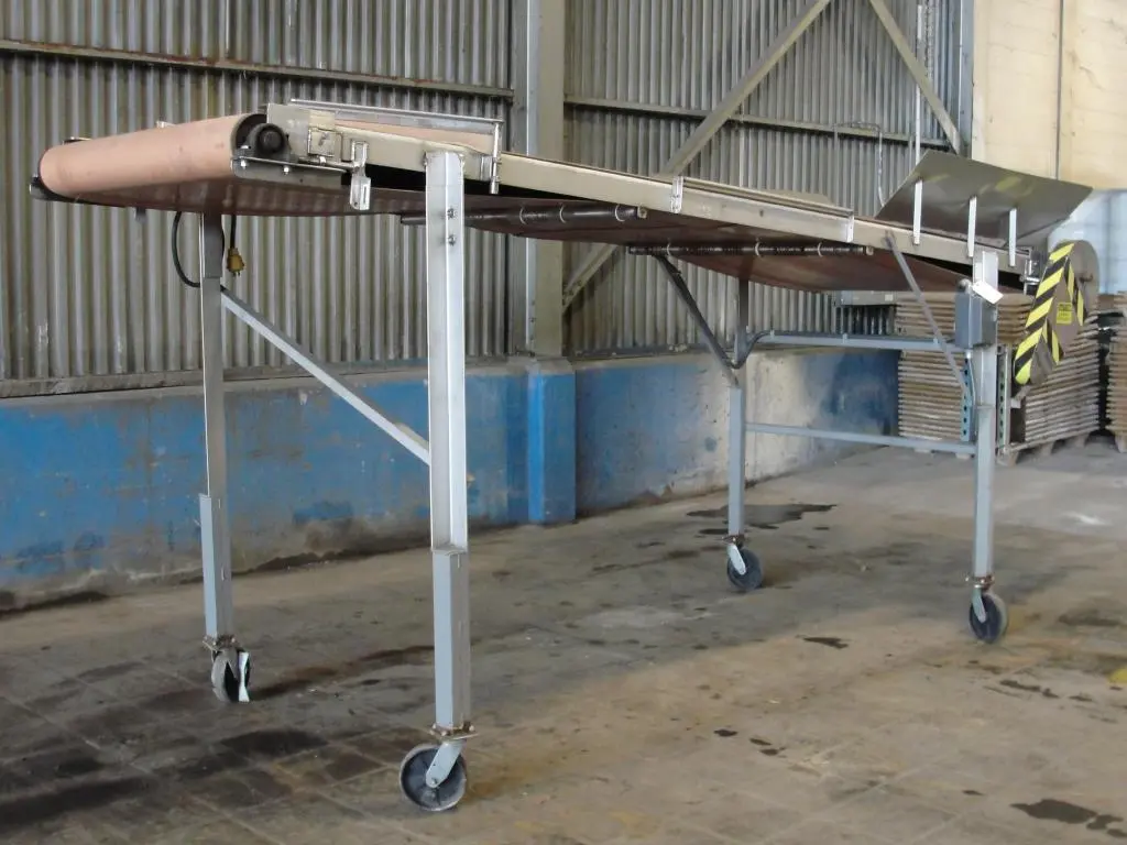 SPC8899  Conveyor Griffin & Company belt conveyor Stainless Steel, 48" wide x 13'-0" long