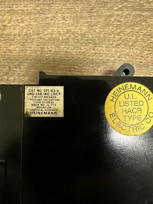 Used HEINEMANN CF1-G3-U Miscellaneous Equipment (Electrical & Power) | Surplus Asset Holdings #1194117