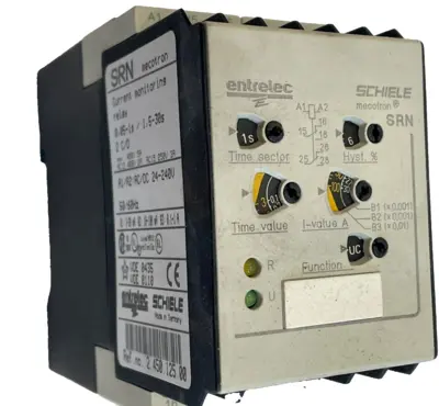 NEW ENTERLEC SCHIELE SRN CURRENT NONITORING RELAY