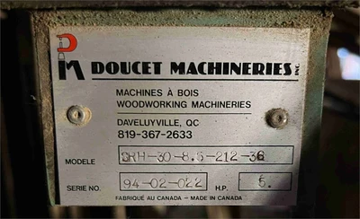 Used DOUCET SRH-30-8.5-212-36 Woodworking Assembly Clamps California US | MachineryMax #1321517