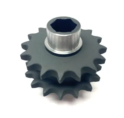 USED BOSCH REXROTH DRIVE SPROCKET WHEEL GEAR Z=16 D69 R 1/2"X5/16"